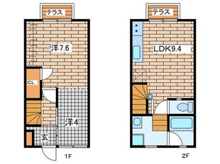 Ｈｏｔａｒｕ　Ｃｈａｌｅｔの物件間取画像